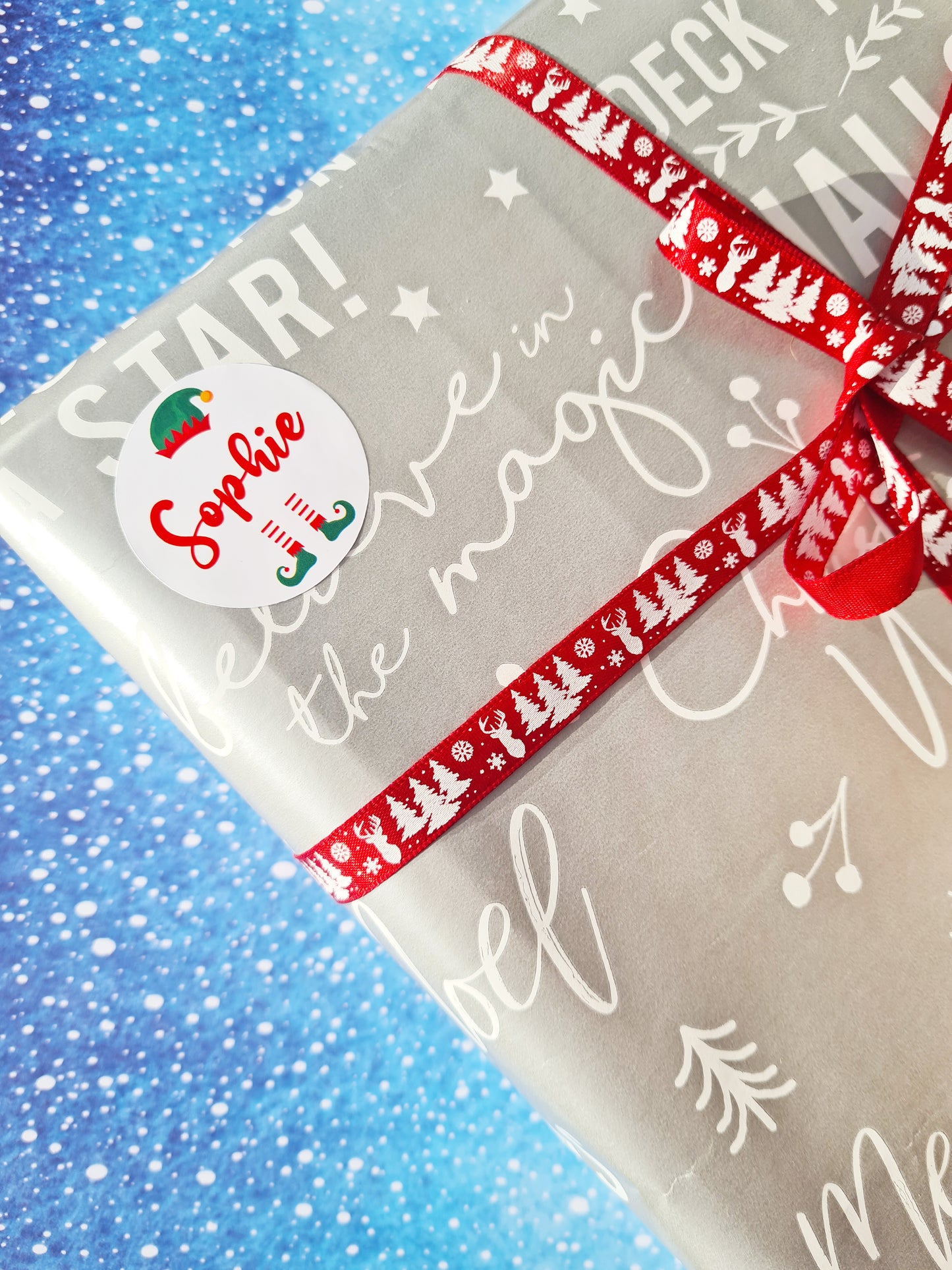 Elf Christmas Stickers