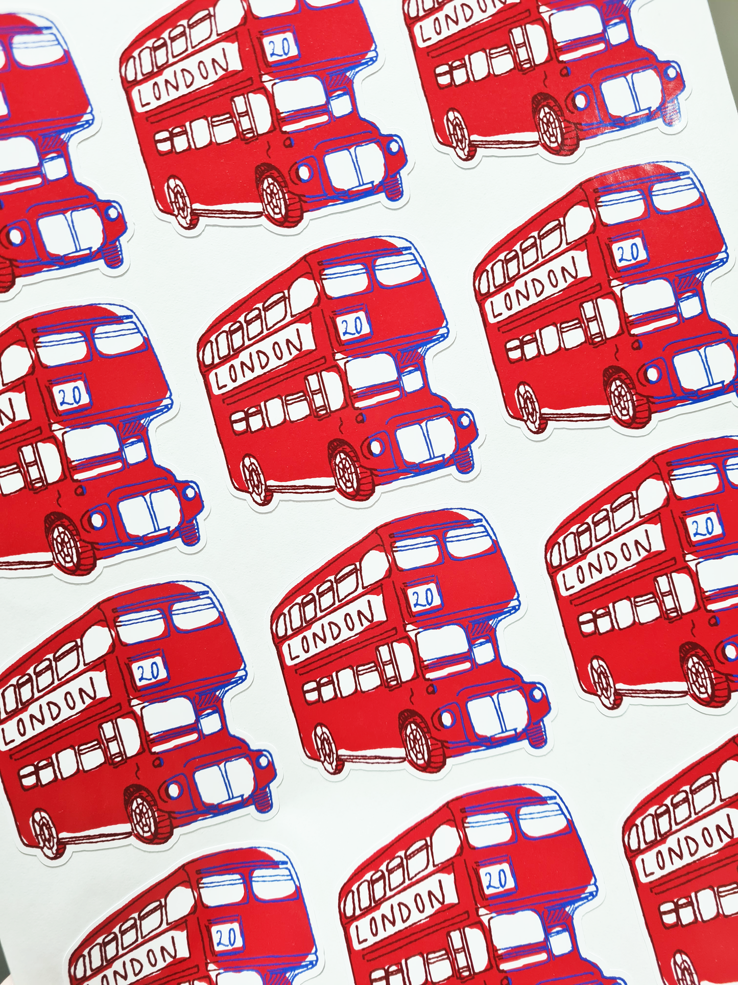 Custom Shape Sticker Sheets