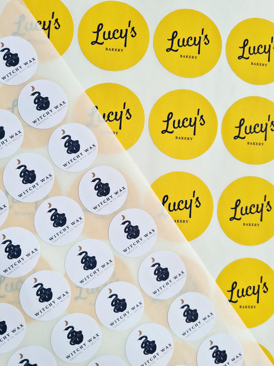 Custom Circular Sticker Sheets